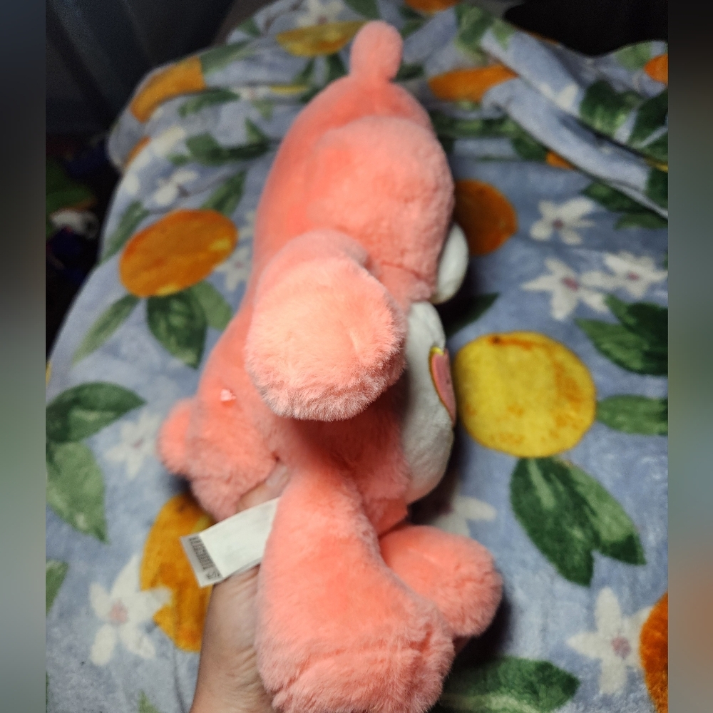 Care Bears Love-a-lot Bear Plush Toy Bright Pink Heart Tummy 10" - Picture 12 of 14